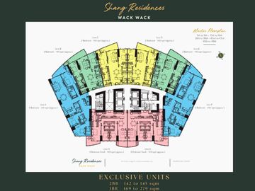 For sale: 2BR Shang Residences at Wack Wack. Golf course facing condo in Mandaluyong with world-class amenities.
