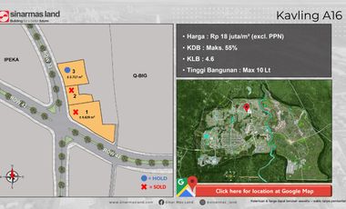 Kavling Siap Bangun di BSD Lingkungan Mewah & Eksklusif, Stock Terakhir!