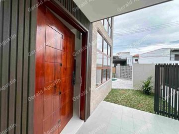 Brand New Corner House and Lot with pool For Sale near Angeles Toll Exit via NLEX, Landers and Marquee Mall