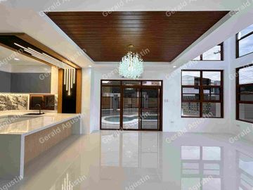 Brand New Corner House and Lot with pool For Sale near Angeles Toll Exit via NLEX, Landers and Marquee Mall