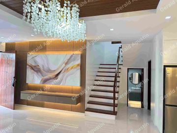 Brand New Corner House and Lot with pool For Sale near Angeles Toll Exit via NLEX, Landers and Marquee Mall