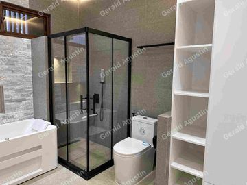 Brand New Corner House and Lot with pool For Sale near Angeles Toll Exit via NLEX, Landers and Marquee Mall