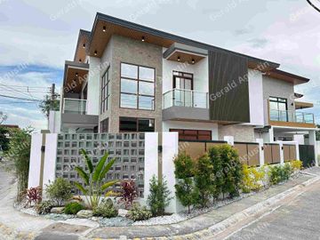 Brand New Corner House and Lot with pool For Sale near Angeles Toll Exit via NLEX, Landers and Marquee Mall