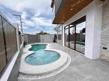 Brand New Corner House and Lot with pool For Sale near Angeles Toll Exit via NLEX, Landers and Marquee Mall