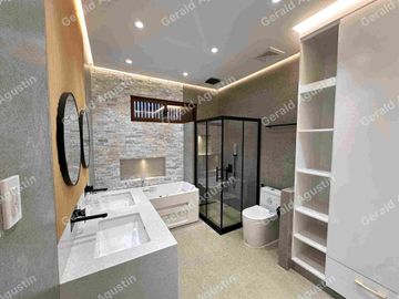 Brand New Corner House and Lot with pool For Sale near Angeles Toll Exit via NLEX, Landers and Marquee Mall