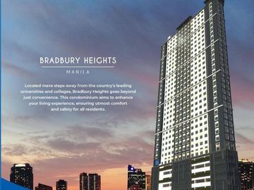 🏙️ Own Your Future at Bradbury Heights – Pre-Selling Near UST & FEU!