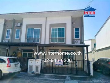 2-storey townhouse, 18.5 sq m., Q District Village, Suksawat 76, Soi Suksawat 76, Suksawat Road, Suksawat Road Soi 76, Phra Pradaeng, Samut Prakan