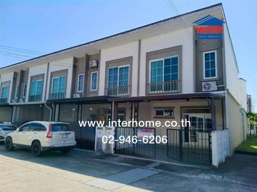 2-storey townhouse, 18.5 sq m., Q District Village, Suksawat 76, Soi Suksawat 76, Suksawat Road, Suksawat Road Soi 76, Phra Pradaeng, Samut Prakan