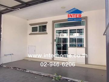 2-storey townhouse, 18.5 sq m., Q District Village, Suksawat 76, Soi Suksawat 76, Suksawat Road, Suksawat Road Soi 76, Phra Pradaeng, Samut Prakan