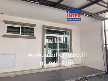 2-storey townhouse, 18.5 sq m., Q District Village, Suksawat 76, Soi Suksawat 76, Suksawat Road, Suksawat Road Soi 76, Phra Pradaeng, Samut Prakan