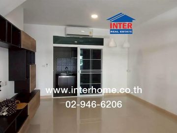 2-storey townhouse, 18.5 sq m., Q District Village, Suksawat 76, Soi Suksawat 76, Suksawat Road, Suksawat Road Soi 76, Phra Pradaeng, Samut Prakan