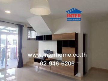 2-storey townhouse, 18.5 sq m., Q District Village, Suksawat 76, Soi Suksawat 76, Suksawat Road, Suksawat Road Soi 76, Phra Pradaeng, Samut Prakan