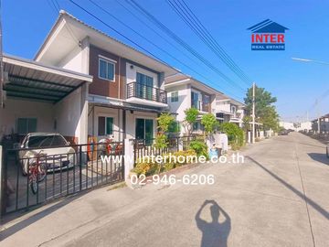 2-storey twin house, 35.1 sq m., Lalin Town Village, Lancio Krip, Ring Road - Lam Luk Ka, Khlong 6, Soi Thesaban 9, Lam Luk Ka Road, Lam Luk Ka Thesab