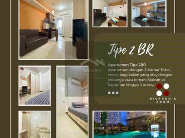 DISEWAKAN APARTEMEN 2BR FURNISHED GREEN PRAMUKA CITY TOWER CHRYSANT