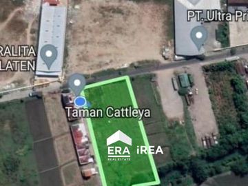 Dijual tanah Delanggu Klaten akses kontainer 5 menit ke exit tol Klaten