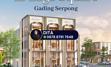 Ruko Hadap Jalan Il Lago Square 4Man Hadap Jalan