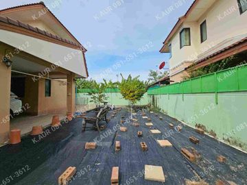 For Sale: 3-Bedroom Detached House at Arisara 5, Bang Bua Thong. Spacious living area, 58 sq. wah, move-in ready.