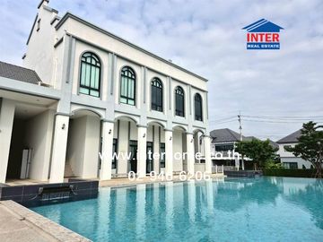 Two-story detached house, 72.5 sq.w., Grand Sivarom Village, Sukhumvit-Bang Pu, near Bang Pu Industrial Estate and Bang Pu Beach Resort, Samut Prakan.