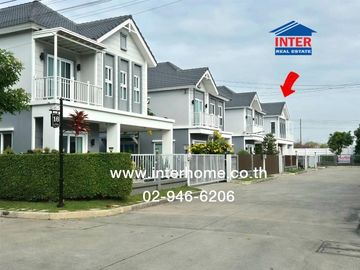 Two-story detached house, 72.5 sq.w., Grand Sivarom Village, Sukhumvit-Bang Pu, near Bang Pu Industrial Estate and Bang Pu Beach Resort, Samut Prakan.