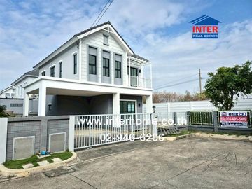 Two-story detached house, 72.5 sq.w., Grand Sivarom Village, Sukhumvit-Bang Pu, near Bang Pu Industrial Estate and Bang Pu Beach Resort, Samut Prakan.