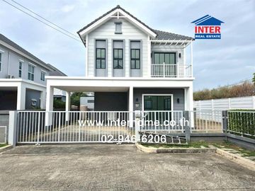 Two-story detached house, 72.5 sq.w., Grand Sivarom Village, Sukhumvit-Bang Pu, near Bang Pu Industrial Estate and Bang Pu Beach Resort, Samut Prakan.