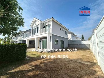 Two-story detached house, 72.5 sq.w., Grand Sivarom Village, Sukhumvit-Bang Pu, near Bang Pu Industrial Estate and Bang Pu Beach Resort, Samut Prakan.