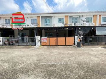 ทาวน์โฮม หมู่บ้านพฤกษา 116 (ใกล้มหาลัยเทคโนโลยีราชมงคลธัญบุรี) เนื้อที่ 17.4 ตรว. อำเภอคลองหลวง ปทุมธานี