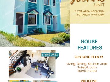 For Sale  TOWNHOUSE 2 STOREY Single-Family house  at Longos Malolos City, Bulacan