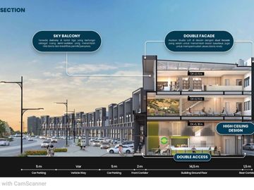 Disewakan 10 Ruko Gandeng Hudson Studio Loft Siap Pakai