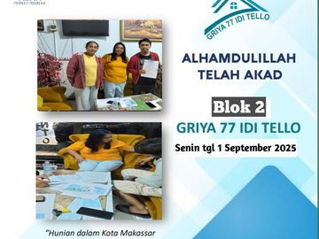 Sisa 2  Unit, Rumah 1 lt persiapan 2 lt hanya 12 menit dari Mall MP