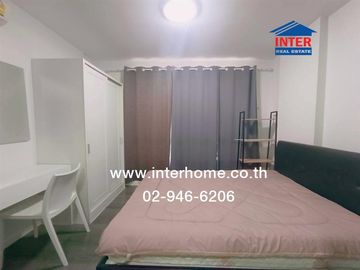 30.07 sq.m. condominium at D Condo Campus Resort Rangsit, near Thammasat University Rangsit, Phahonyothin Road, Khlong Luang Road, Khlong Luang, Pathu