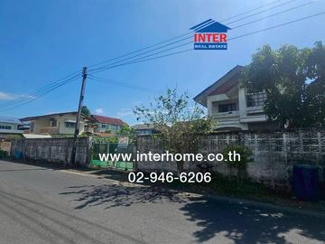 Two-story house with land, 198 square wah, located in Km. 24 Village, Soi Phaholyothin 54/1, Intersection 7, Phaholyothin Road, Chanthanubeksa Road, S