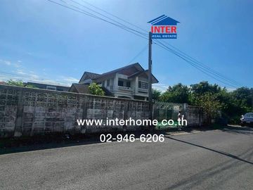 Two-story house with land, 198 square wah, located in Km. 24 Village, Soi Phaholyothin 54/1, Intersection 7, Phaholyothin Road, Chanthanubeksa Road, S