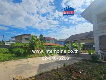 Two-story house with land, 198 square wah, located in Km. 24 Village, Soi Phaholyothin 54/1, Intersection 7, Phaholyothin Road, Chanthanubeksa Road, S