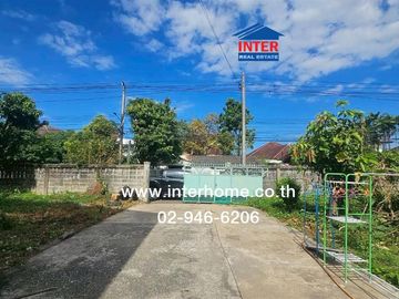 Two-story house with land, 198 square wah, located in Km. 24 Village, Soi Phaholyothin 54/1, Intersection 7, Phaholyothin Road, Chanthanubeksa Road, S