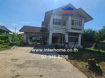 Two-story house with land, 198 square wah, located in Km. 24 Village, Soi Phaholyothin 54/1, Intersection 7, Phaholyothin Road, Chanthanubeksa Road, S
