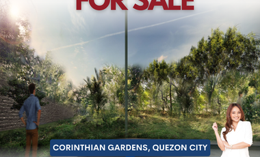 RARE! 907 sqm Lot FOR SALE in Corinthian Gardens, Quezon City