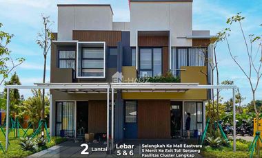 Izzi Rumah 2 Lantai 1.5M dekat Mall Eastvara BSD