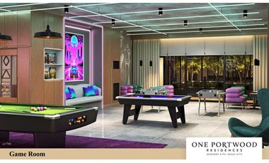 One Portwood Residences Studio unit for Sale in Pasay City