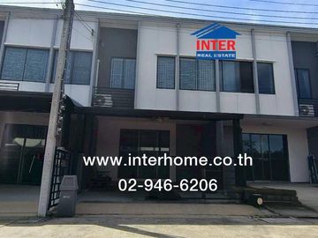 Two-story townhome, 17.5 sq.wa., Pleno Ratchaphruek Village, Soi Bang Krang 45/4, Ratchaphruek Road, Rama 5 Road, Mueang Nonthaburi, Nonthaburi.