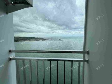 dijual cepat apartment delft lantai 12 sea view full furnish type studio