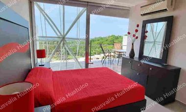 DEPARTAMENTO EN VENTA VISTA AL MAR EN HUATULCO