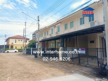 Two-story townhome, 16.1 sq.wa., Pruksa Ville 113 Tiwanon-Rangsit, alley next to Krung Siam Saint Carlos Hospital, Tiwanon Road, Mueang Pathum Thani,