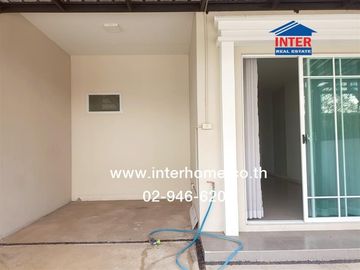 Two-story townhome, 16.1 sq.wa., Pruksa Ville 113 Tiwanon-Rangsit, alley next to Krung Siam Saint Carlos Hospital, Tiwanon Road, Mueang Pathum Thani,