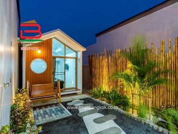 รีสอร์ท เดอะ คอนเนค พูล วิลล่า ชะอำ (ใกล้ชายหาดชะอำ) เนื้อที่ 112 ตรว. ตำบลชะอำ อำเภอชะอำ จังหวัดเพชรบุรี