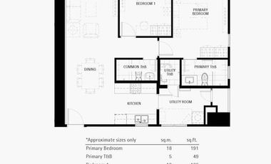 Ametrine at Portico, 2BR Corner Condo for Sale in Pasig City