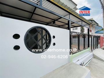Two-story townhome, 35 sq.wa., Pruksa 13 Village, Rangsit-Nakhon Nayok Road, Klong Sam Canal Road, Klong Luang, Pathum Thani.