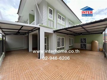 Two-story townhome, 35 sq.wa., Pruksa 13 Village, Rangsit-Nakhon Nayok Road, Klong Sam Canal Road, Klong Luang, Pathum Thani.