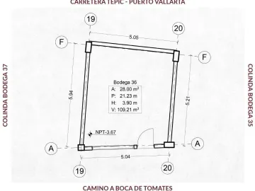 BODEGA EXCLUSIVA DE ALMACENAJE 28 M2