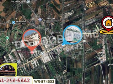 WR-874333 Land plot of 39 rai 379.1 sq.wa in Wang Noi, Ayutthaya, near Wang Noi Hospital.